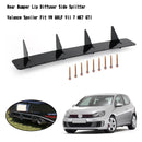VW GOLF VII 7 MK7 GTI Rear Bumper Lip Diffuser Side Splitter Valance Spoiler