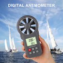 LCD Digital Anemometer Thermometer Air Flow Meter Wind Speed Gauge 0-30M/s