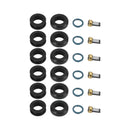 6PCS Fuel Injectors Seal O-Ring Kit MD164888 fit Mitsubishi 3000GT INP-014