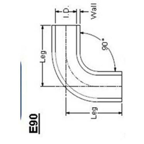 Elbow 90 Degree 90mm 60mm Silicone Pipe Hose Coupler Intercooler Turbo Intake Generic