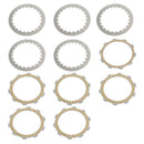 Clutch Kit Iron& Friction Plates for Yamaha FZR250 FZR250R FZX250 1987-1994 Generic