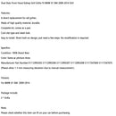 Matt Black Dual Slats Front Hood Kidney Grill Grille Fit BMW X1 E84 2009-14 SUV