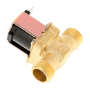 1/2" DC12V Normally Closed Brass Electric Solenoid Valve For Water Control 300mA
