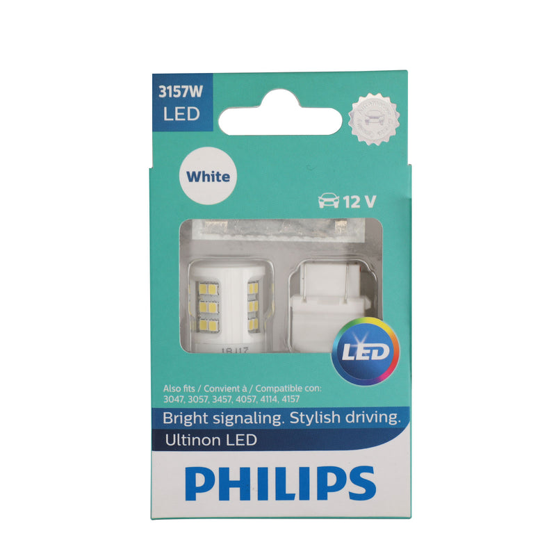 For Philips Ultinon Led Signal light 6000K W27/7W 12V2W 3157ULWX2 Generic