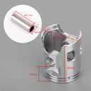 Piston Pin Ring Set STD / +.25 / +.50 Bore Size Fit for Yamaha DT125 MX 1986-1991 DT 125 E/F/G/H 1978-1981 Generic