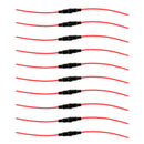 5x20mm AGC Fuse Holder Case In-line Screw Type With 20 AWG Wire Cable