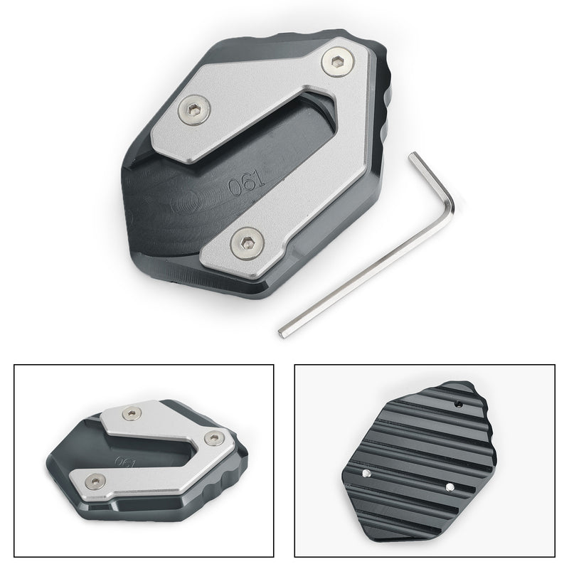 1PC CNC Kickstand Side Stand Plate Extension Pad For Yamaha MT-07 FZ-07 18 Generic