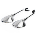 Left & Right Rearview Mirror Chrome For Vespa Primavera 50 125 150 2014-2022 Generic