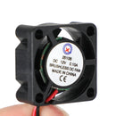 Brushless DC Cooling Blower Fan 12V 0.1A 2510B 25x25x10mm 2 Pin Wire