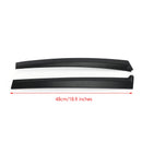 L+H Side Door Garnish Pillar Trim 72470-SR3-003 For Honda Civic 2Dr 3Dr 92-1995 Generic