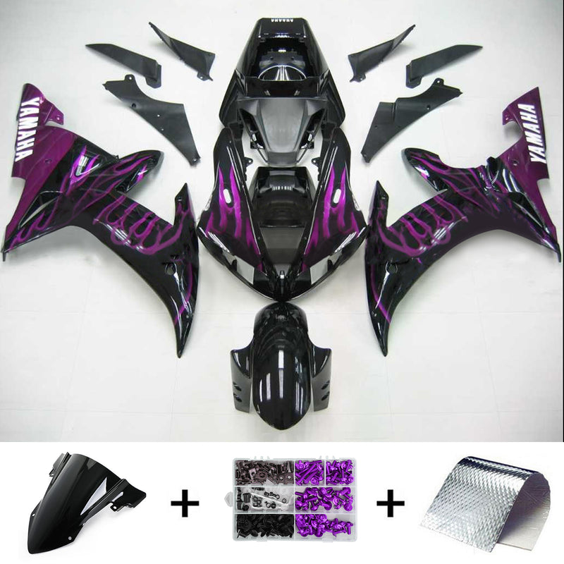 Injection Fairing Kit Bodywork Plastic ABS fit For Yamaha YZF 1000 R1 2002-2003 Generic