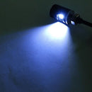 4PC Motorcycle Fender Eliminator Kit White LED License Plate Lights Bolts Black Generic