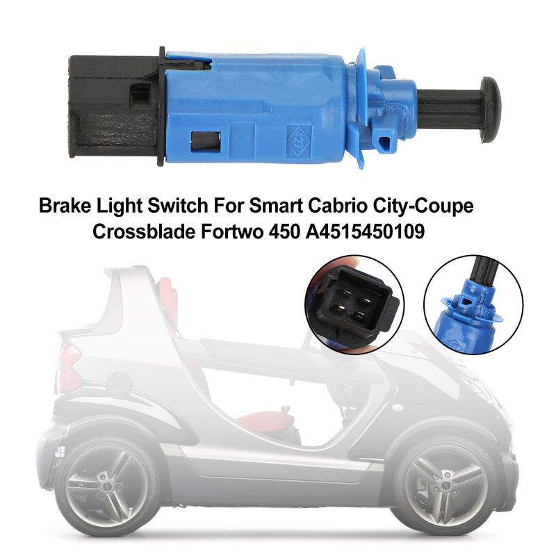 Brake Light Switch For Smart Cabrio City-Coupe Crossblade Fortwo 450 A4515450109 Generic