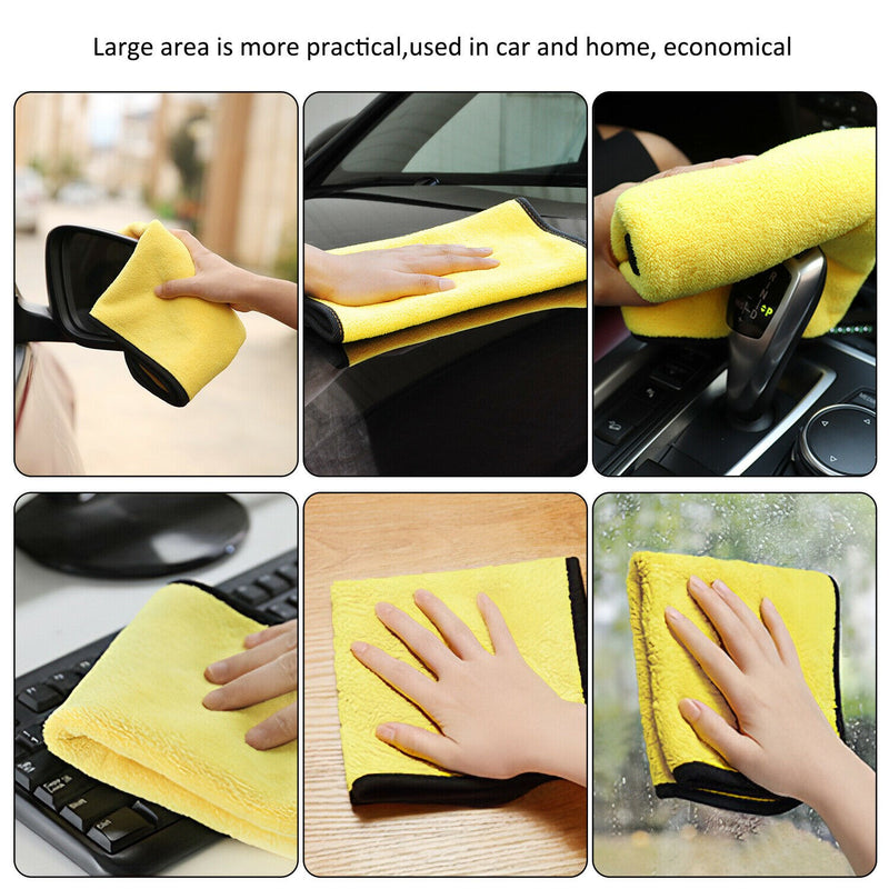 Quick Drying Extra Thick Rags Softer Absorbent Car Cleaning Towels Generic