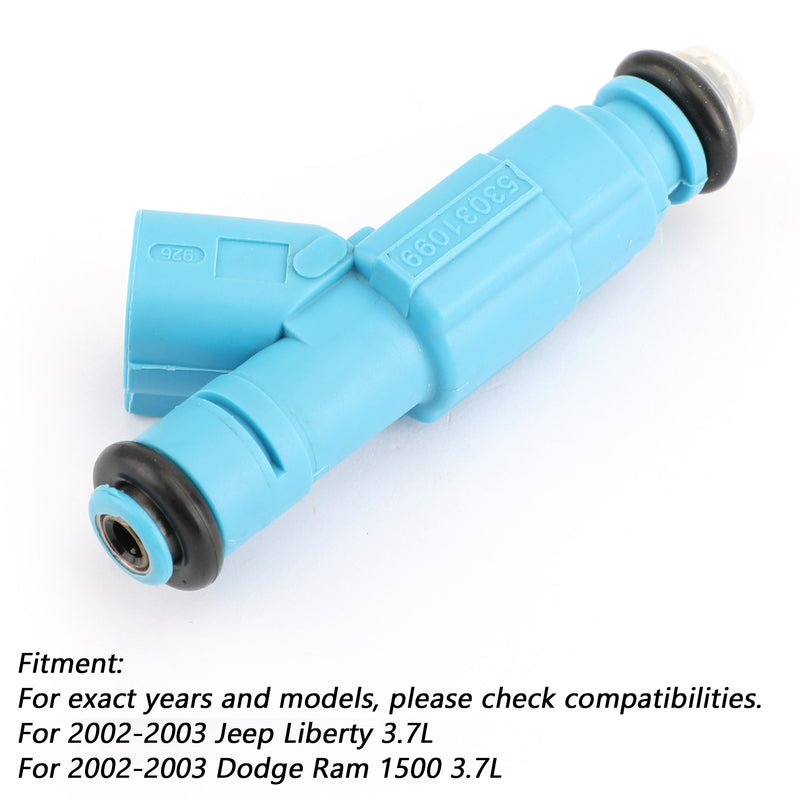 1PCS 0280155972 fuel injectors For 2002-2003 Liberty 3.7L V6 53031099 Generic