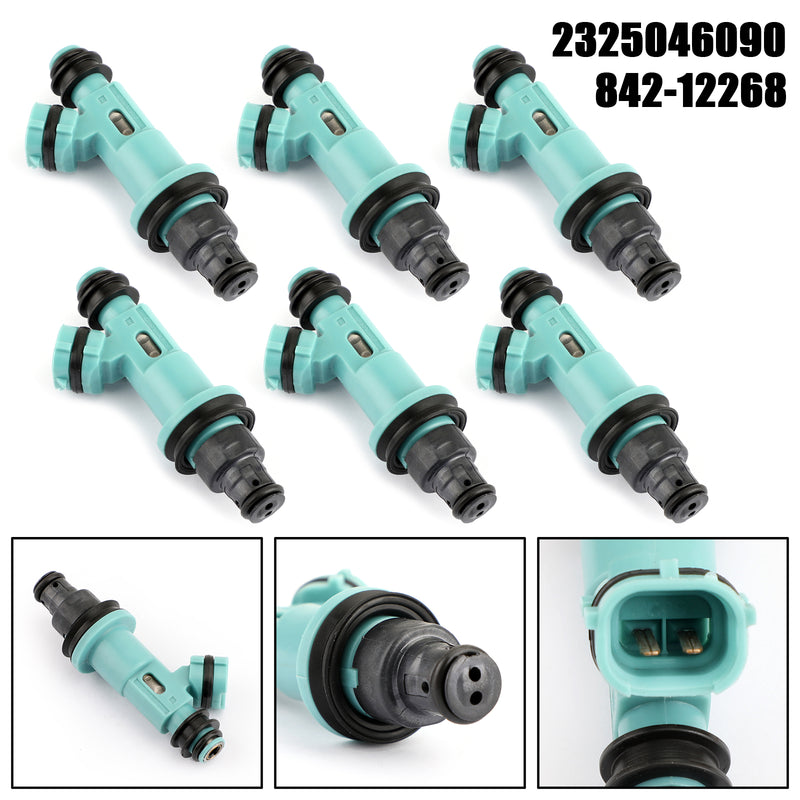 6x Fuel Injector For Toyota Supra Lexus GS300 SC300 IS300 3.0L 23250-46090 Generic