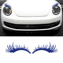 Porsche Volkswagen Beetle Black Car Headlight Eyelash Sticker Eyebrow Decal