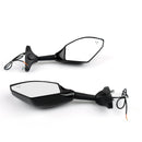 YAMAHA YZF R6 R6S FZ1 FZ6 FAZER FZ8S FJR1300 XJ6 FZR600 Pair LED Mirrors Generic
