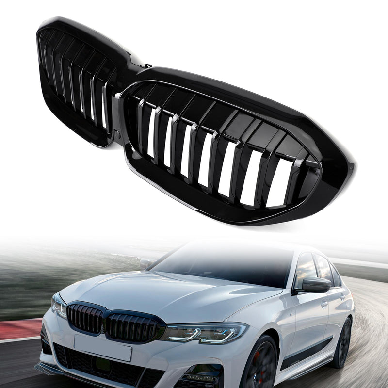 3 Series G20 2019-2020 BMW Gloss Black Kidney Grill Replacement Grille 51138072085 Generic