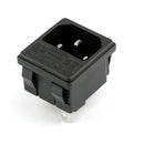 5PCS IEC320 C14 3 Pin Male Power Socket W/Fuse 10A 250V For Boat DIY AC-001D2