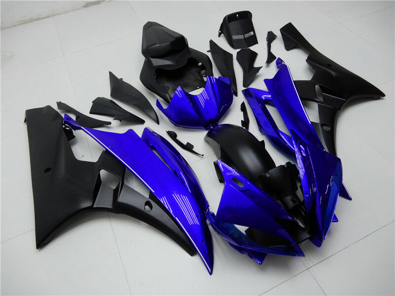 Fairing Injection Plastic Body Kit Fit For YAMAHA YZF-R6 2006 2007 Blue Black Generic