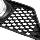 Pair Front Bumper Fog Light Grill Set Fit Mercedes Benz C-Class W204 2008-2010 Generic