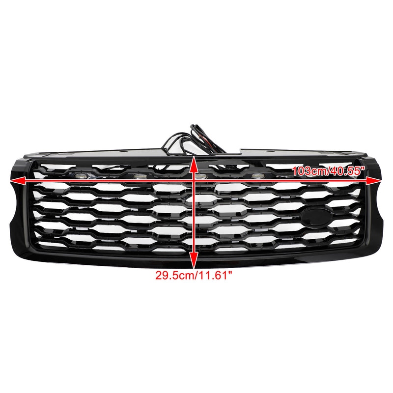 2013-2017 Land Rover Range Rover Vogue L405 Front Bumper Grill Grille W/LED