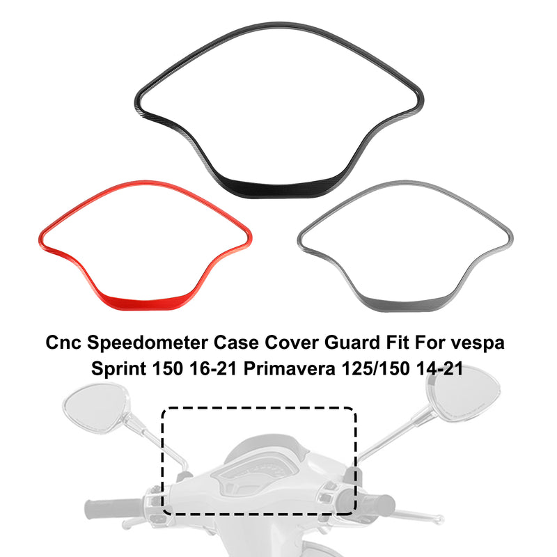 Alu Speedometer Cover Guard Protector For Vespa Sprint Primavera 150 14-21