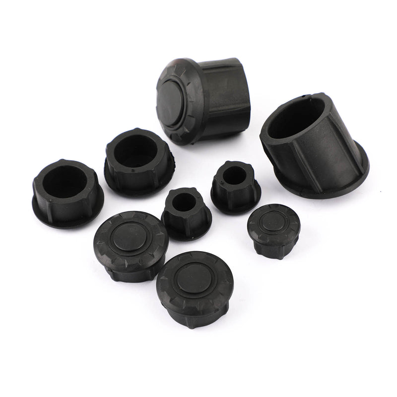 9 x SIDE FRAME COVER TUBE CAPS PLUGS Fit for BMW R1200GS R1250GS ADV 2014-2019 Generic
