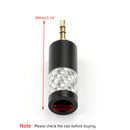 1PC Mini 2.5mm 3 Pole Stereo Plug Audio Connector Fit DIY Headphone Black