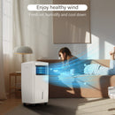 Remote-Controlled 15L (4 Gal) Anion Humidifier Evaporative Portable Air Cooler Fan