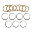 Clutch Kit Iron& Friction Plates fit for Honda 22201-ML4-610 FT500C 1982-1983 Generic