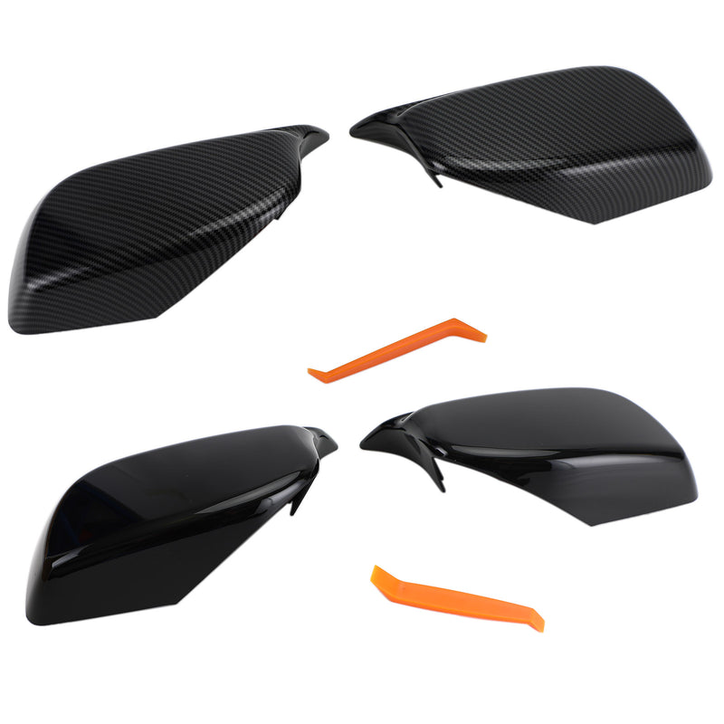 2x Rear View Side Mirror Cover Caps For BMW E60 5 Series 2004-2007 Generic