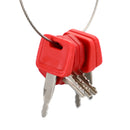 (6)For John Deere Heavy Equipment Ignition Excavator Loader Dozer Keys