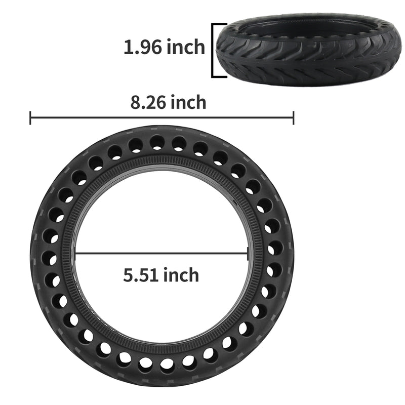 Solid Electric Scooters Tires W/3 Tools For Xiaomi m365 gotrax gxl/XR