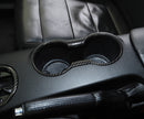 Carbon Fiber Front Water Cup Holder Cover Trim For Mustang 2015+ Generic