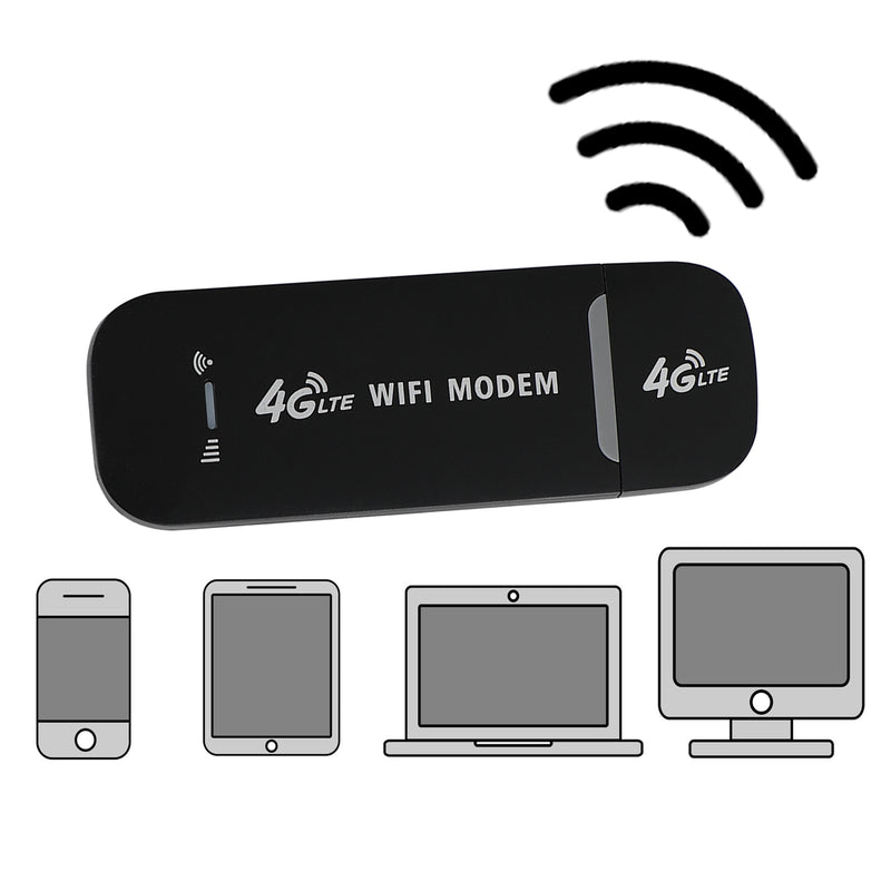 Unlocked USB 4G Dongle LTE WIFI Wireless Router Mobile Broadband Modem Sim Card