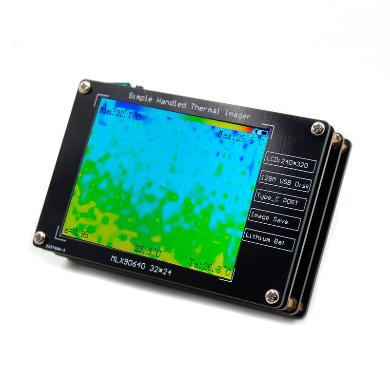 MLX90640 2.8" Thermal Imager Thermal Imaging Camera For Electronics Repairs