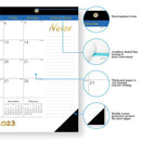 2023.1-2024.6 Calendar Brownline Home Office Monthly Desk Pad Calendar