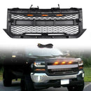 Chevy Silverado | 2016-2018 | 1500 Grille | Black + Amber LED Light