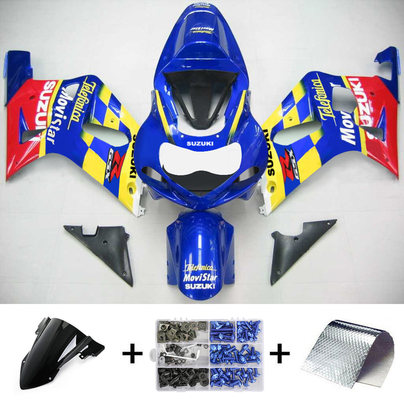 Suzuki GSXR750 2001-2003  Fairing Kit Bodywork Plastic ABS