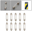 10x For NARVA 17327 Car Auxiliary Bulbs C10W 24V10W SV8.5 Generic