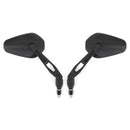 NEW NYLON M10 10MM REARVIEW SIDE MIRRORS PAIR FOR MOTORCYCLE MOTORBIKE CUSTOM