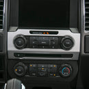 Red Silver Central Control Air Condition Navigation Warning Light Panel For Ford F150 Generic