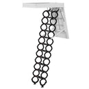 11 Steps Electric Attic Ceiling Ladder 31.5*43.31" Black Alloy steel Loft Stairs