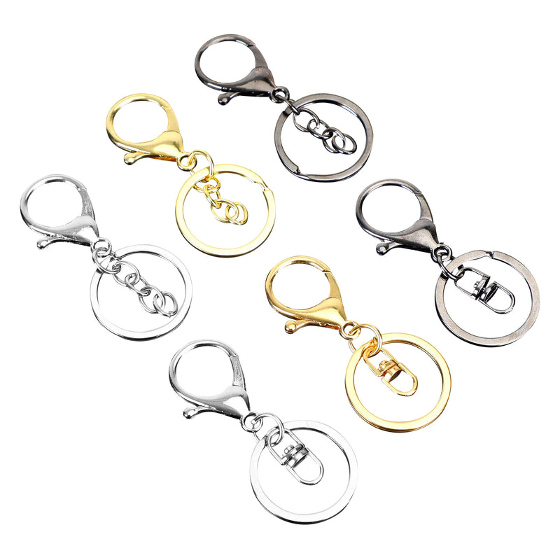 Lobster Clasp Metal Spring Steel Chain Keyring Key Chain Pendant Key Generic