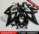 Fairing Injection Plastic Kit Glossy Black Fit For Suzuki GSXR600/750 2008-2010 Generic