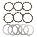 Clutch Kit Iron& Friction Plates fit for Yamaha SR250 G/H/TH TT250 XT250 G/H Generic