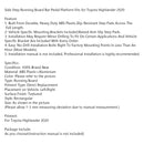 Side Steps Fit for 2020 Toyota Highlander Running Boards Nerf bar Pedal Platform Generic