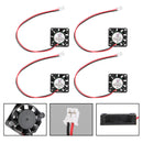 2 Pin Wire Brushless DC Cooling Blower Fan 5V 0.12A 2507S 25x25x7mm